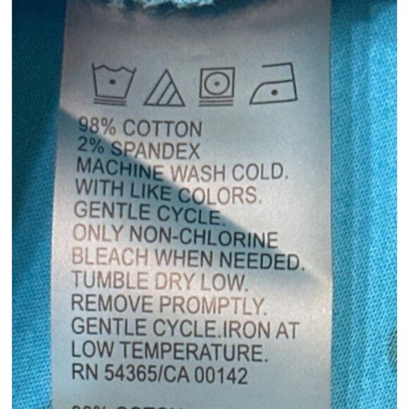 Allison Daley Women Blue Polka Dot Button-Down Blouse Women's Size 14W (READ) - Picture 6 of 16